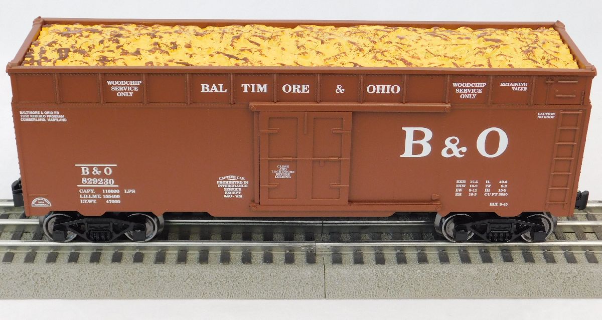 Ready Made Trains O Woodchip Car B&O 1/48 - RMT86423