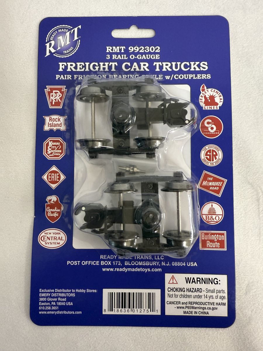 Ready Made Trains O Friction Bearing Trucks 1/48 - RMT992302