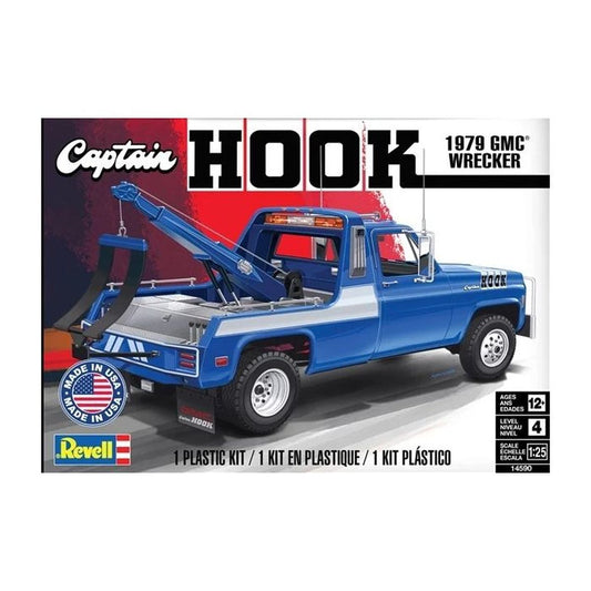 Revell 1/25 GMC Captain Hook Wrecker Plastic Model Kit - RMX14590 - Fusion Scale Hobbies