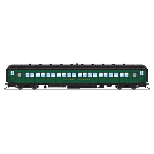 Broadway Limited HO MEC 80' Psg.Coaches 2pk A/grn&gold