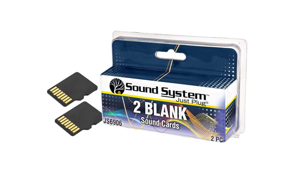 Woodland Scenics 2 Blank Sound Cards - WDS6906