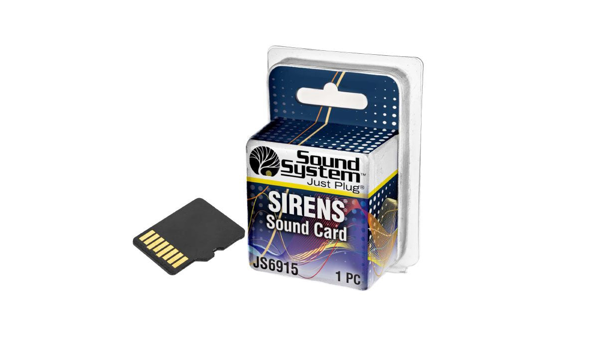 Woodland Scenics Sound Card Sirens - WDS6915