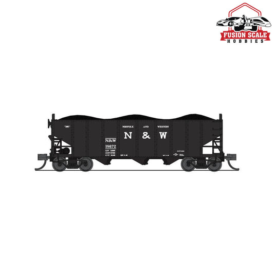 Broadway Limited N H2a 3-Bay Hopper 2pk A N&W/17 Lettering