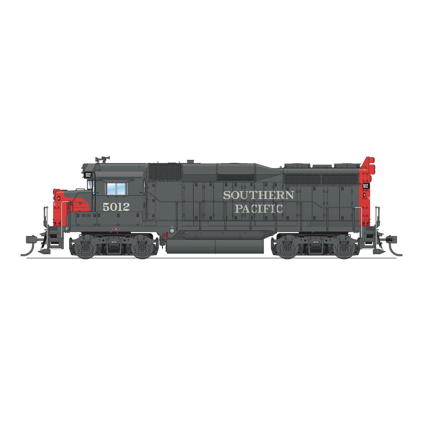 Broadway Limited HO Scale EMD GP30 SP 5012 Bloody Nose Paragon4 Sound/DC/DCC HO
