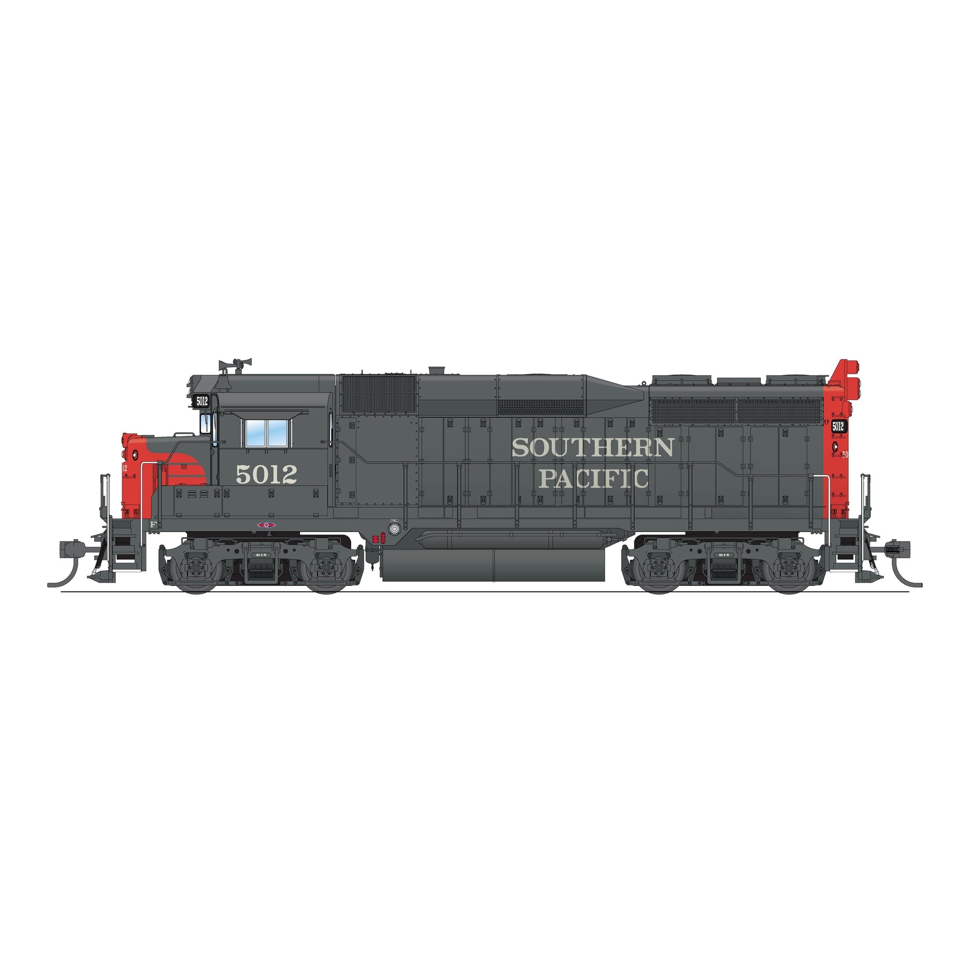 Broadway Limited HO Scale EMD GP30 SP 5015 Bloody Nose Paragon4 Sound/DC/DCC HO