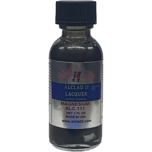 Alclad II Magnesium Metallic Lacquer Paint 1 oz ALC111 | Scale Model Supply