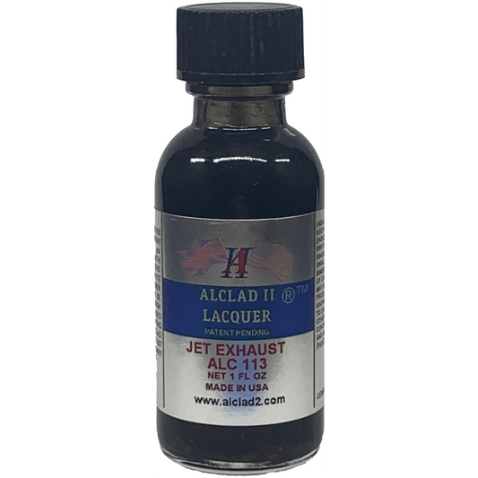Alclad II Jet Exhaust Metallic Lacquer Paint 1 oz ALC113 | Scale Model Supply