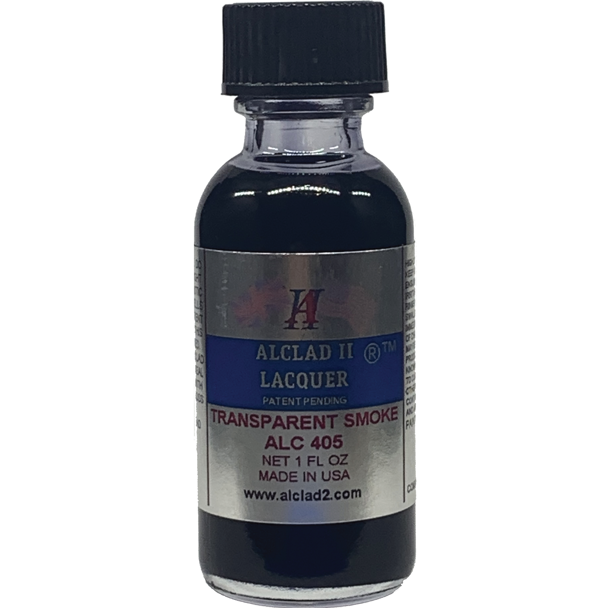 Alclad II Transparent Smoke Metallic Lacquer Paint 1 oz ALC405 | Scale Model Supply