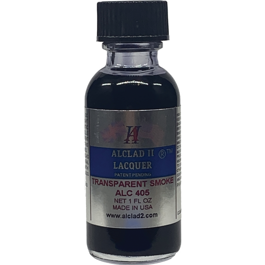 Alclad II Transparent Smoke Metallic Lacquer Paint 1 oz ALC405 | Scale Model Supply