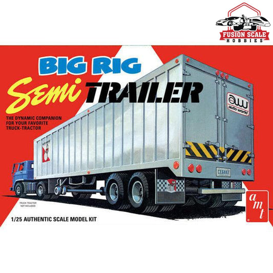 AMT Models 1/25 Big Rig Semi-Trailer Plastic Model Kit
