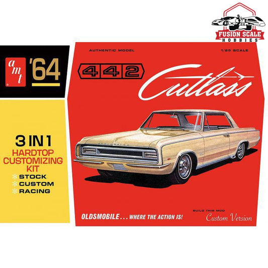 AMT Models 1/25 Oldsmobile 442 1964 3 in 1 Hardtop Customizing Kit