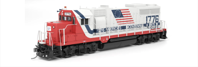 Broadway Limited BLI10019 HO Scale EMD GP35 Soo Line 1776 Bicentennial Paragon4 locomotive