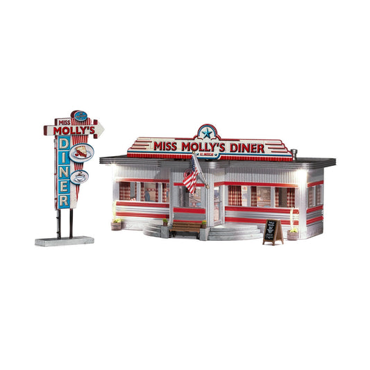 Woodland Scenics HO B/U Miss Mollyâ€™s Diner