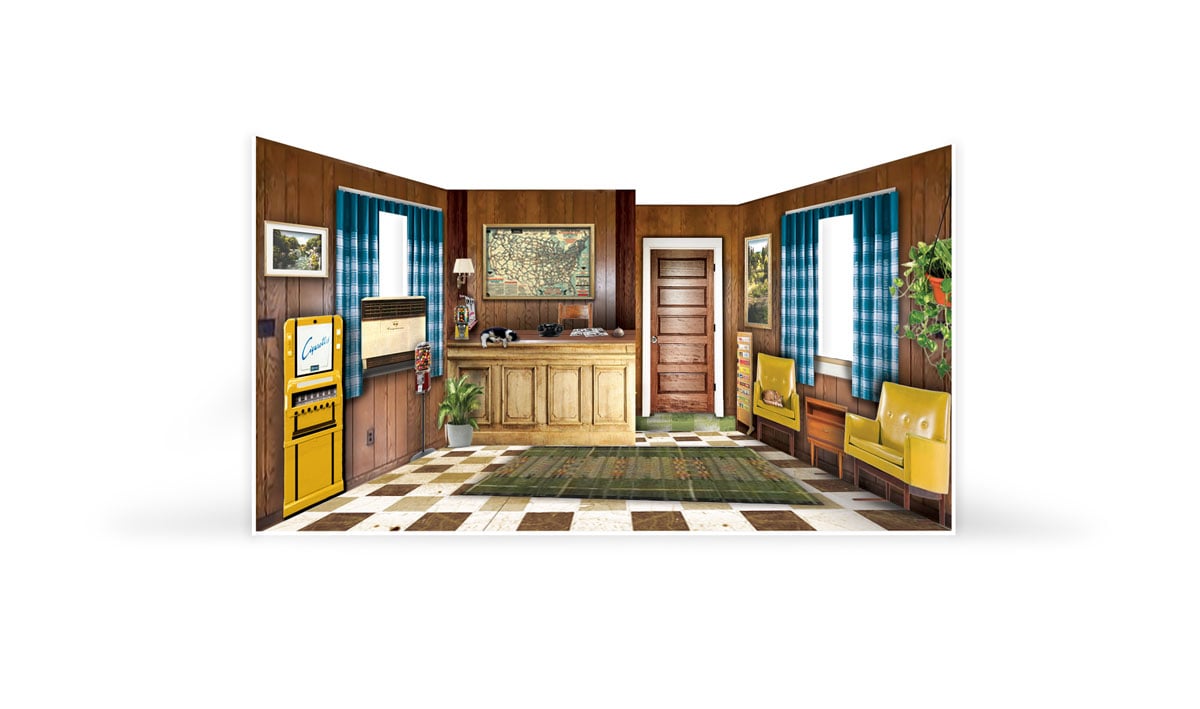 Woodland Scenics N Moonlite Motor Court BR4963