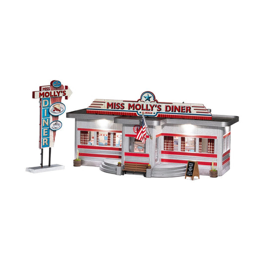 Woodland Scenics O B/U Miss Mollyâ€™s Diner