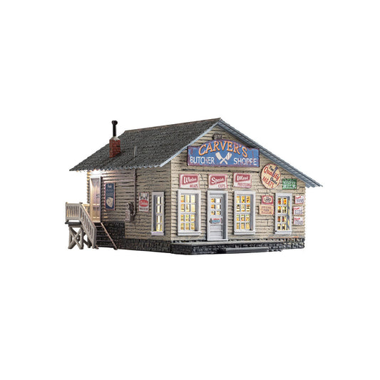 Woodland Scenics O B/U Carverâ€™s Butcher Shoppe