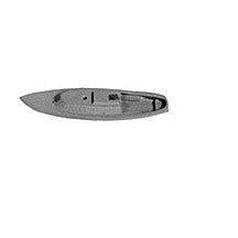Plastruct Cast Metal Sail Boat (1 per pack)