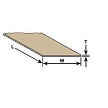 Plastruct Cork Sheets 1/16" (1.6mm) x 12" (300mm) x 12" (300mm) - (2 per pack)