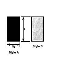 Plastruct O gauge 30" Wood Door & Frame (1 per pack)