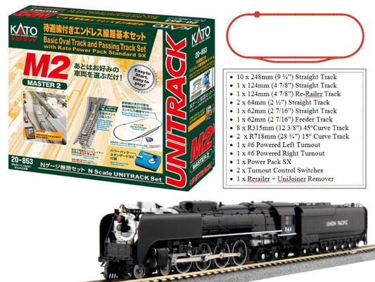 Kato N Scale M2 & FEF Starter Set - 107-0002