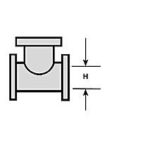 Plastruct 1/4" Gray Butyrate Check Valve for TB-8 (5 per pack)