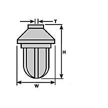 Plastruct O gauge/ #1 Green ABS Industrial  Light (5 per pack)
