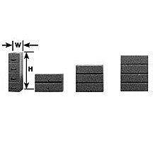 Plastruct O gauge White Styrene Vertical File Cabinet (1 per pack)