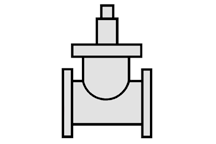 Plastruct 1/4" Gray Butyrate Plug Valve for TB-8 (5 per pack))