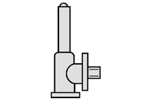 Plastruct 1/4" Gray Butyrate Relief Valve for TB-8 (5 per pack)