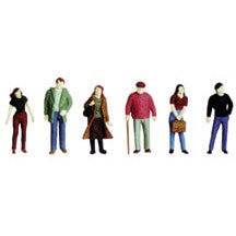 Plastruct N gauge White Polystyrene City Figures (2 Sets per pack)