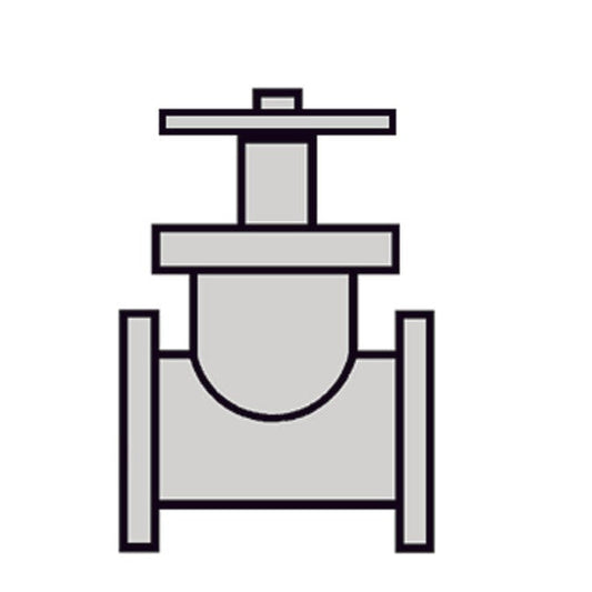 Plastruct 1/4" Gray Butyrate Saunders Valve for TB-8 (5 per pack)