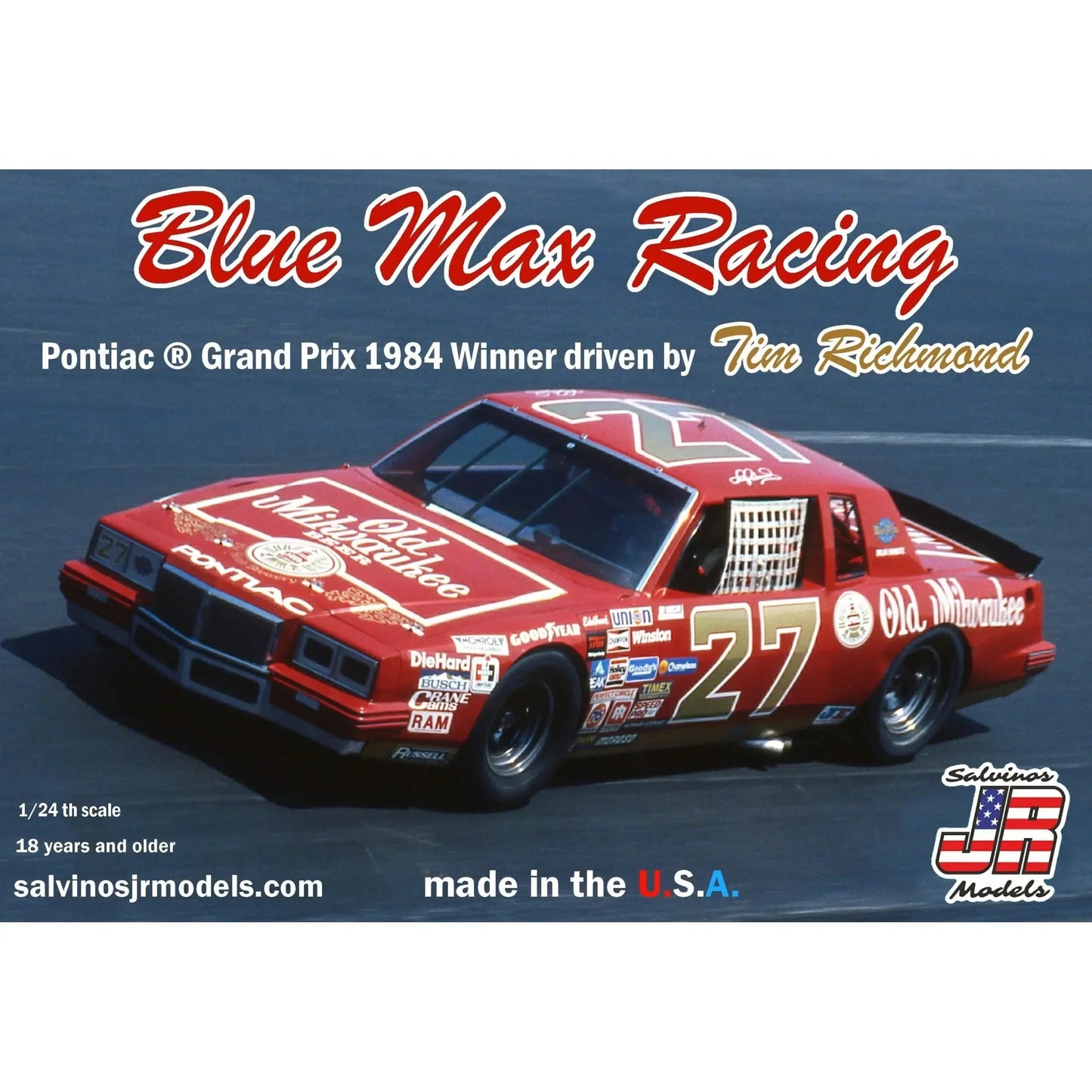 Salvinos JR Models Blue Max Racing 1984 2+2 Driven by Tim Richmond