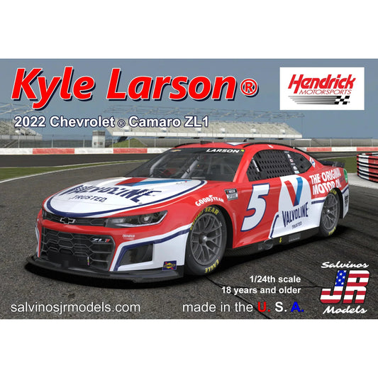 Salvinos JR Models Hendrick Motorsports Kyle Larson 2022 Camaro - Valvoline