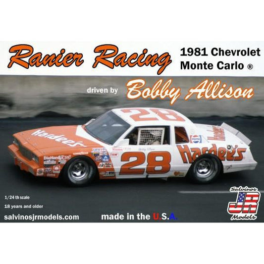 Salvinos JR Models Ranier Racing 1981 Monte Carlo Driven by Bobby Allison