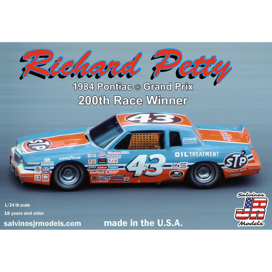Salvinos JR Models Richard Petty 1984 Pontiac Grand Prix 200 Race Winner