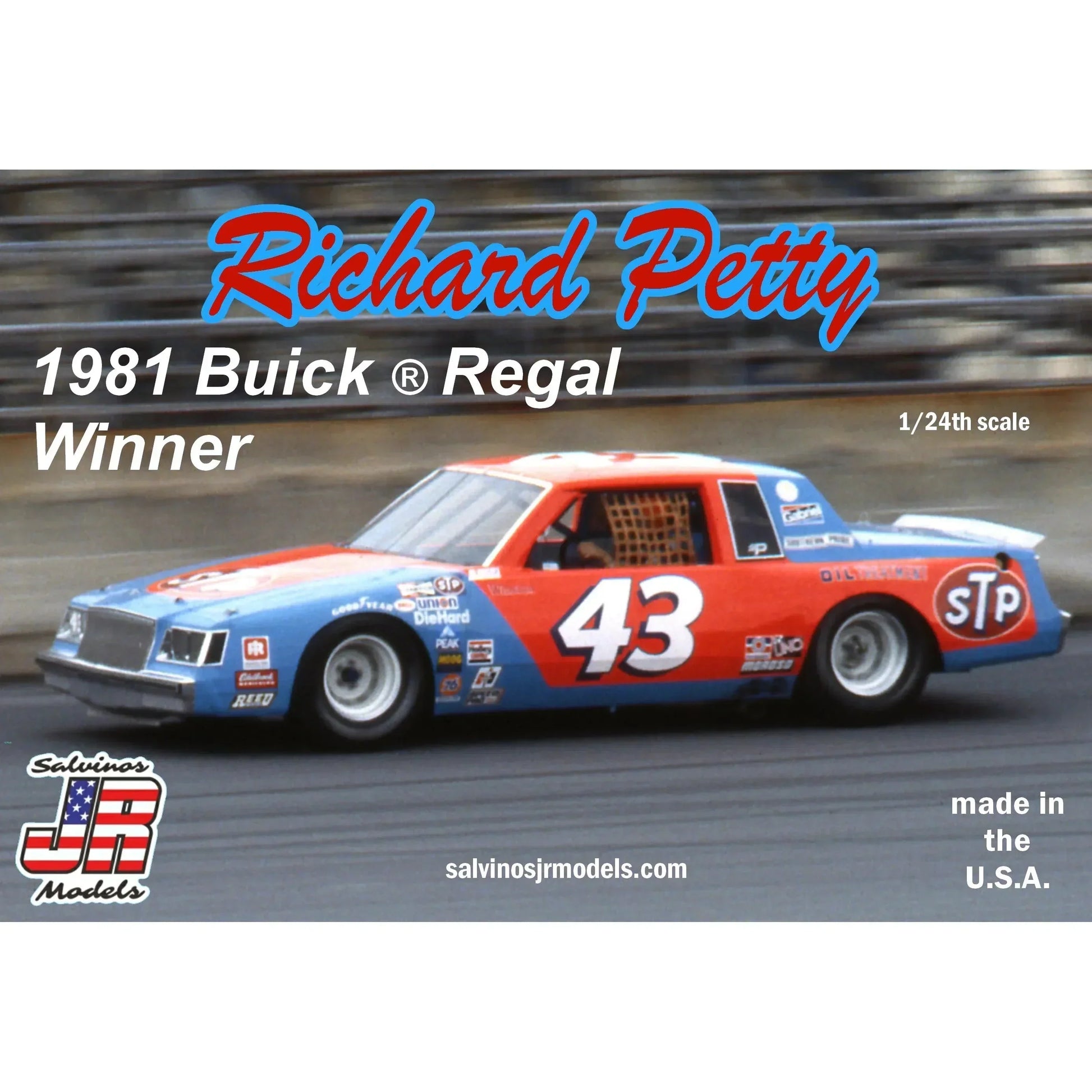 Salvinos JR Models Richard Petty #43 Buick Regal 1981 Winner
