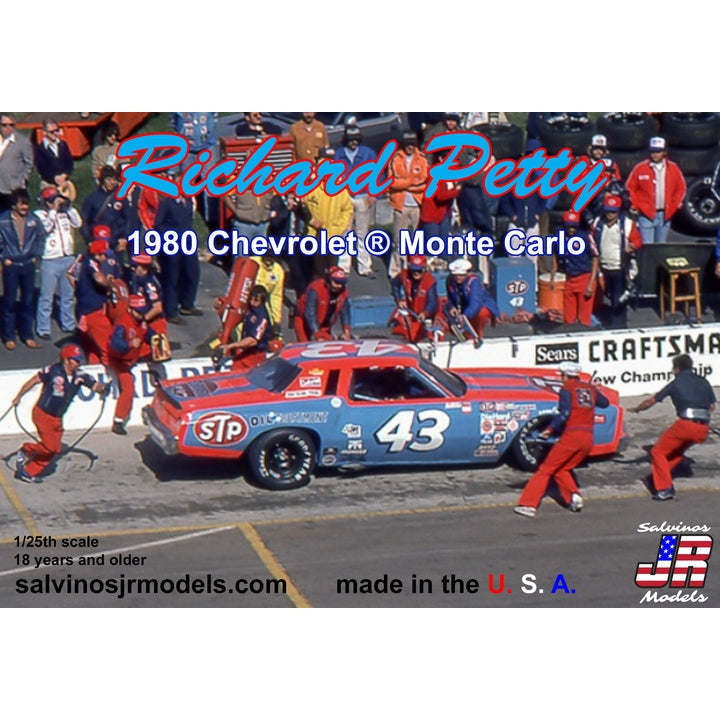 Salvinos JR Models Richard Petty Racing 1980 Chevrolet Monte Carlo Reverse Pain