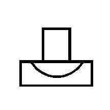 Plastruct White Butyrate Reducing Tee for TB-6/TB-3 (5 per pack)