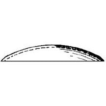 Plastruct 4" Clear Acrylic Dished Dome (1 per pack)