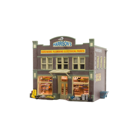 Woodland Scenics HO B/U Harrison's Hardware