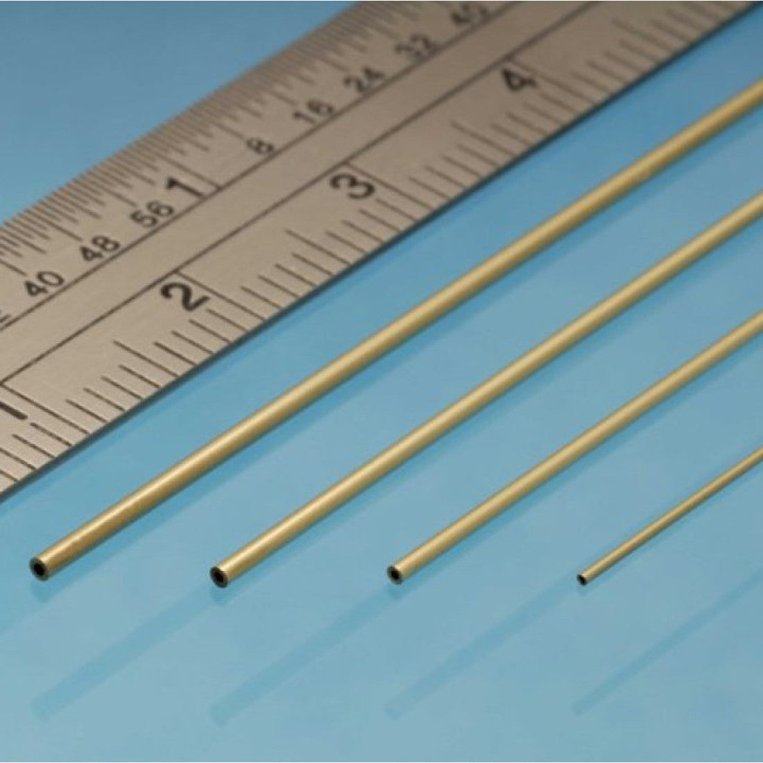 Albion Alloys MBT08 Brass Micro Tube 0.8mmx0.6mm i.d. (3 Pack)