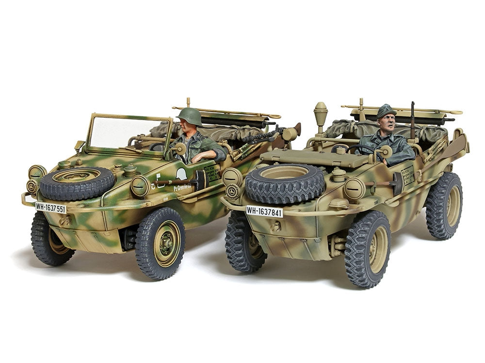 Tamiya 1/35 German Schwimmwagen Type 166 Wide Wheel Version - 35393