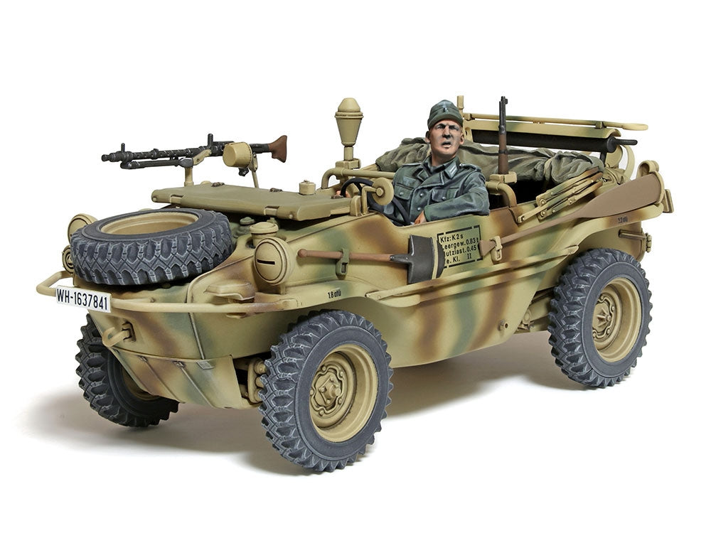 Tamiya 1/35 German Schwimmwagen Type 166 Wide Wheel Version - 35393