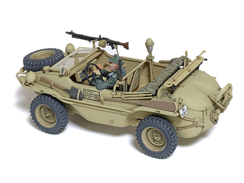 Tamiya 1/35 German Schwimmwagen Type 166 Wide Wheel Version - 35393