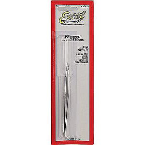 Excel 4-1/2''Curved Point Tweezers