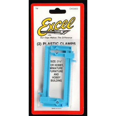 Excel Small Adjustable Plastic Clamp/2pc
