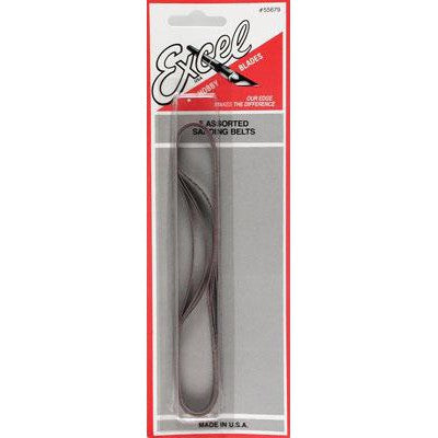 Excel Asst. Sanding Belts/5pc