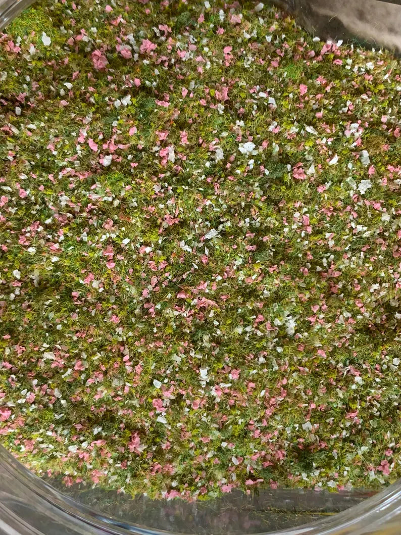 High Ground Basing Sakura Spring Blend cherry blossom terrain basing mix