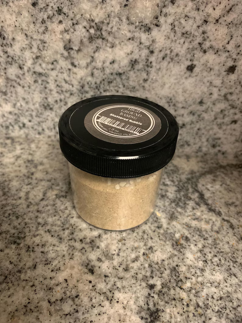 High Ground Basing Shattered Rubble Blend urban rubble terrain basing mix