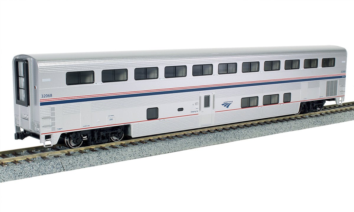 Kato HO Scale Amtrak Superliner I Sleeper Phase VI 32052 w/Pre - Installed Interior Lights - Fusion Scale Hobbies